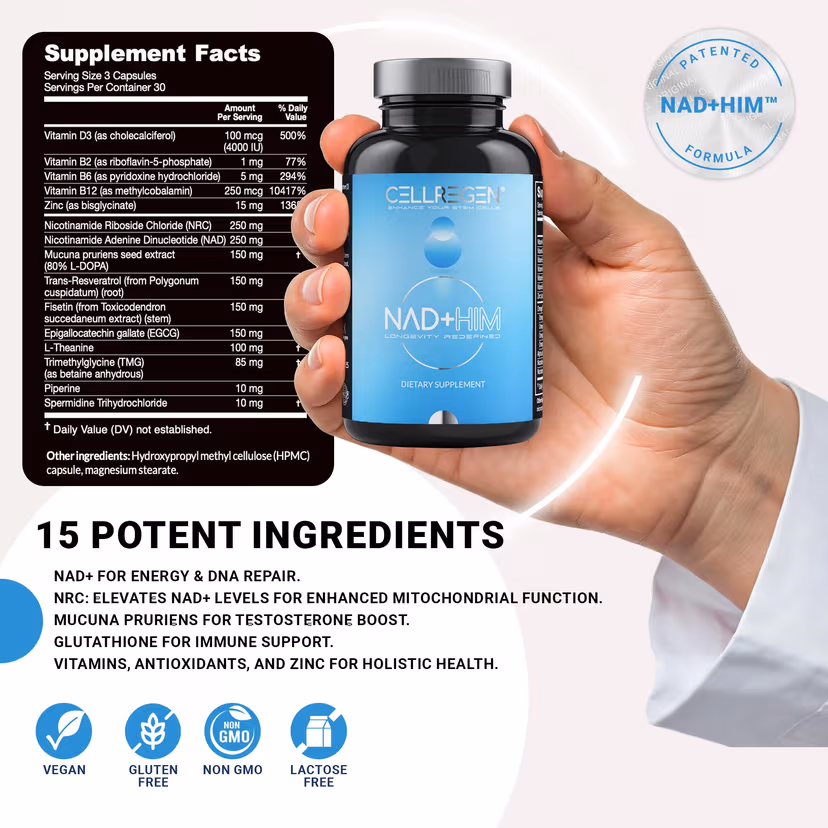 Anti Aging No.1 NAD + Multi Dimensional Men's (Him Style) (Cross border Purchasing)